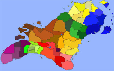 Politische Karte Sidnaltas Politische Karte Sidnaltas